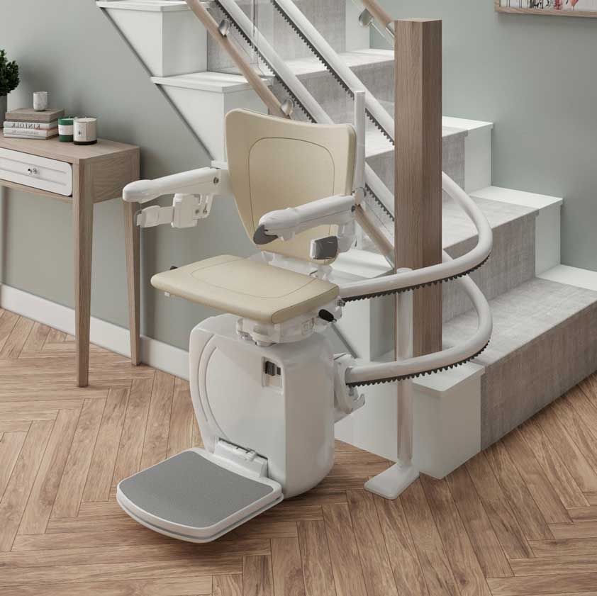 4000 Series Curved Stairlift